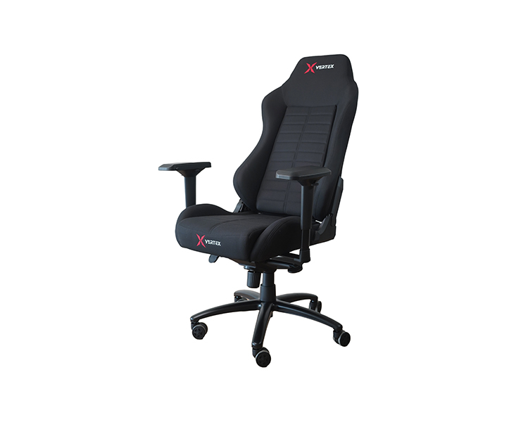 Gaming Chair: Vertex Valakas Gaming Chair Black Fabric